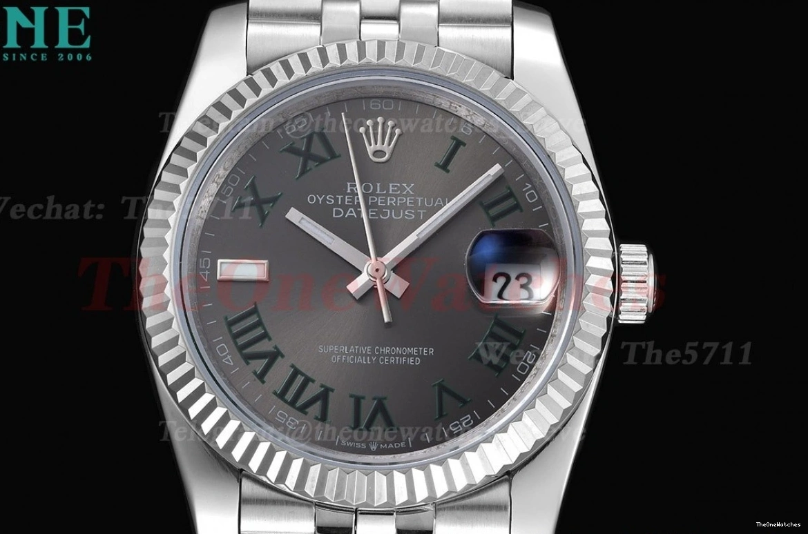 SS Datejust Rmn Jub GDF SS 36mm Grey MY8215 126234 0216
